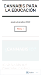 Mobile Screenshot of cannabisparalaeducacion.org